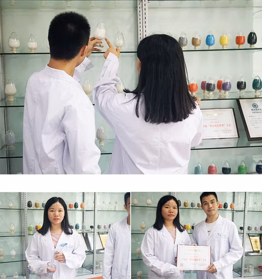 Muestra gratuita de investigación química antifuego Masterbatch V0 ABS ignífugo