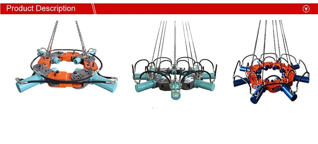 Beiyi Construction Machinery Attachments Hydraulic Round Pile Breaker/Cutter for Round Concrete Piles, Cutting Piles of 500-2200mm Diameter