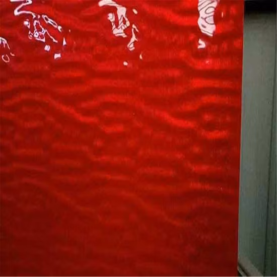 Decoración del hogar vidrio esmerilado estampado de vidrio con espesor 4mm 5mm 6mm